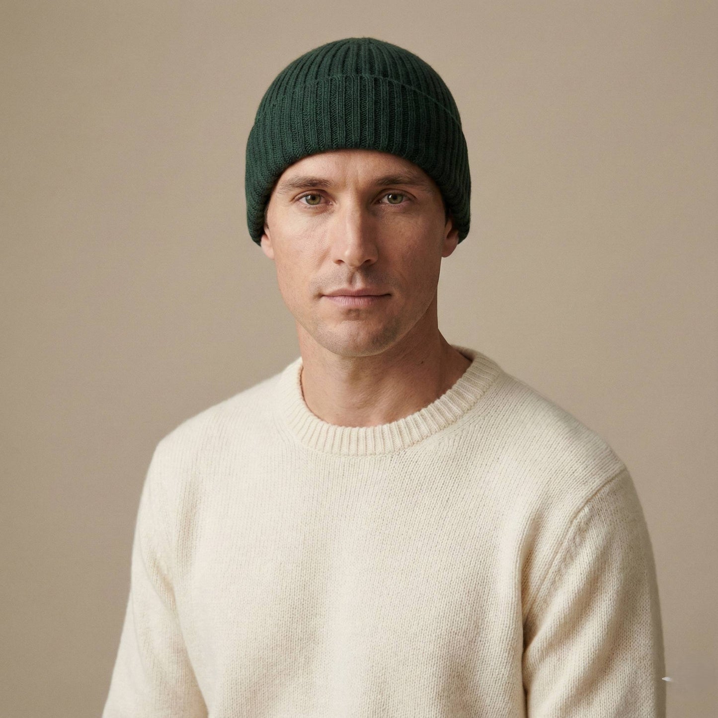 Haven Ribbed Cashmere Beanie | 100% Pure Himalayan Men