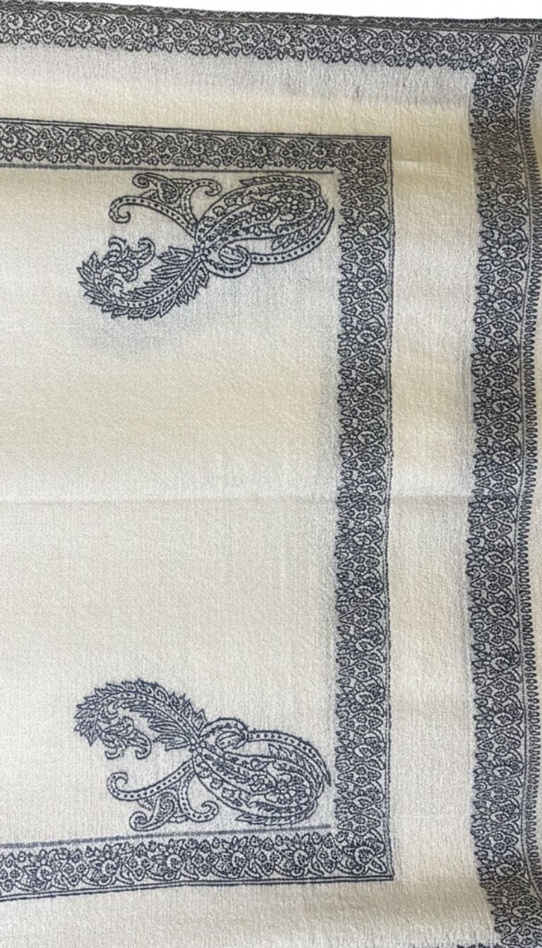 100% Pure Himalayan Cashmere Pashmina Shawl - Signature Neutral & Pattern Collection