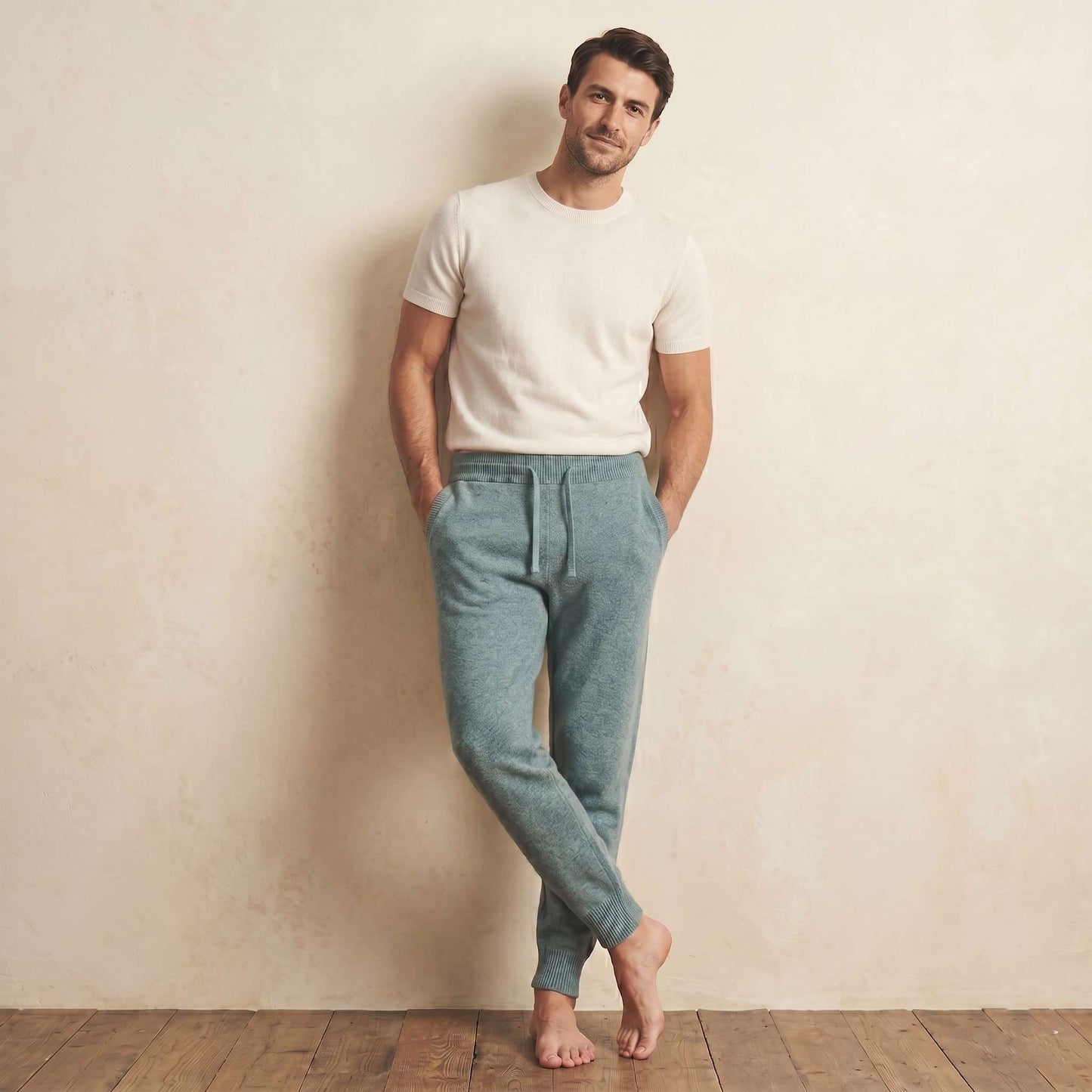 The Zenith Pure Himalayan Cashmere Jogger For Men — Himalayan cashmere, view 38