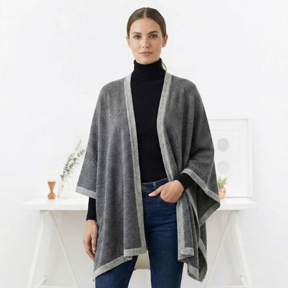 The Artisan Cape | 100% Undyed Pure Himalayan Cashmere