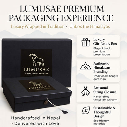 Pure Cashmere Polo Sweater | Men's Johnny Collar | 250g Himalayan Cashmere | Handcrafted in Nepal | Lumusae