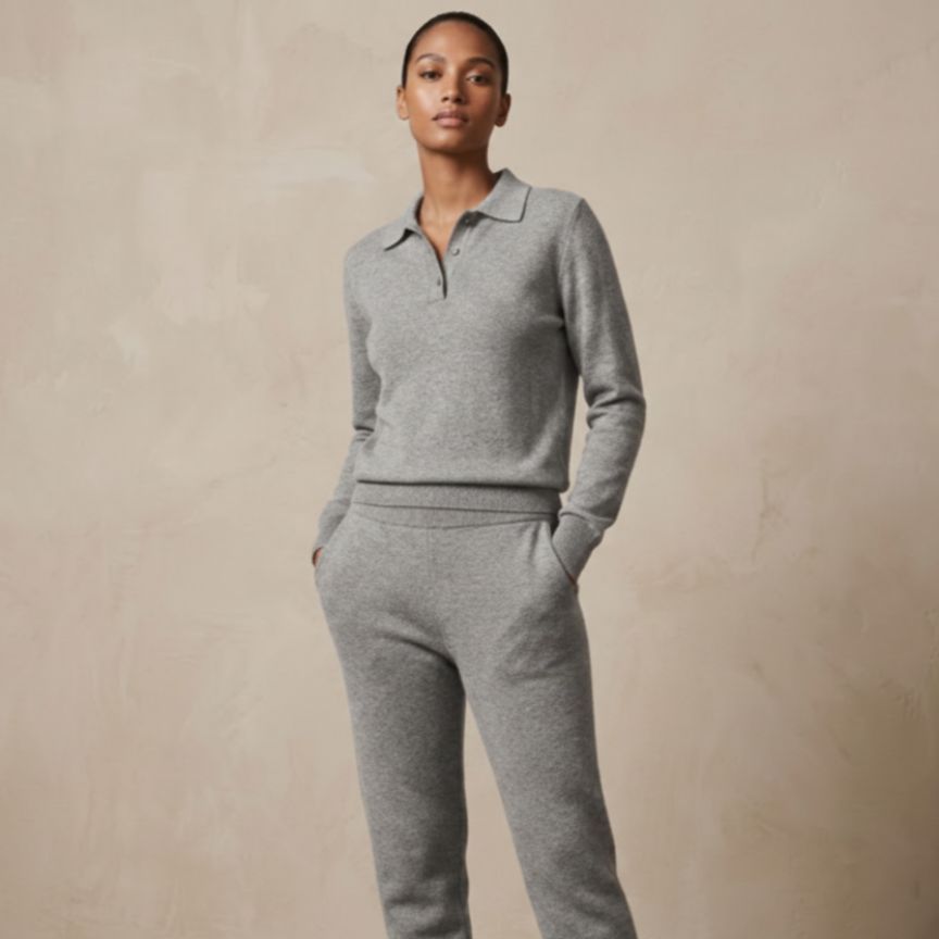 The Zenith Natural Jogger | 100% Undyed Pure Himalayan Cashmere