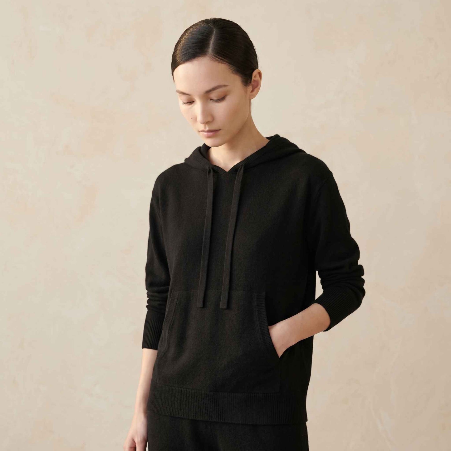 100% Cashmere Women's Pullover Hoodie — 2-Ply 16-Micron Himalayan Cashmere
