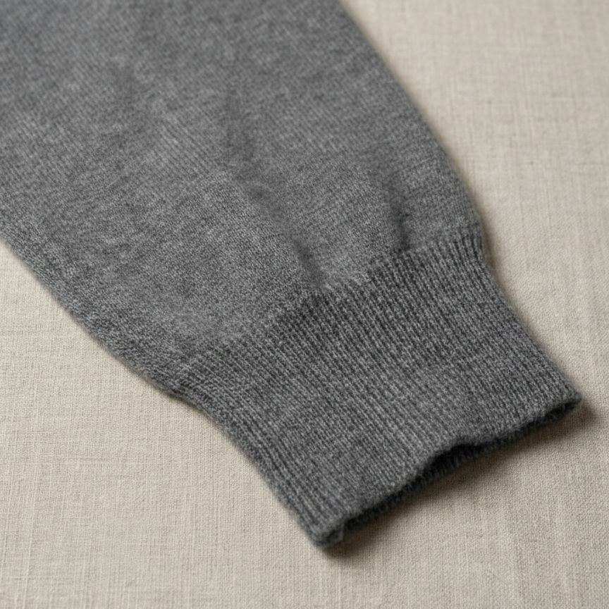 Mid Grey Melange Pure Himalayan Cashmere Zenith Natural Jogger