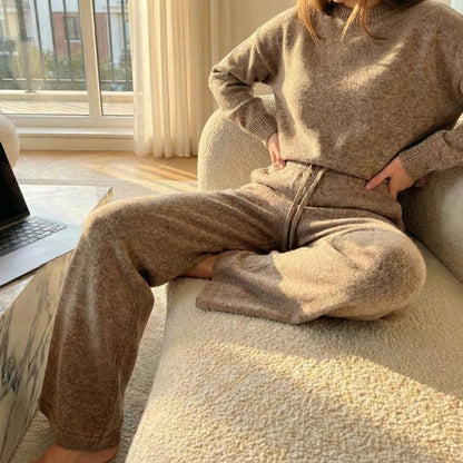 The Zenith Natural Sweatpant Undyed Himalayan Cashmere For Women