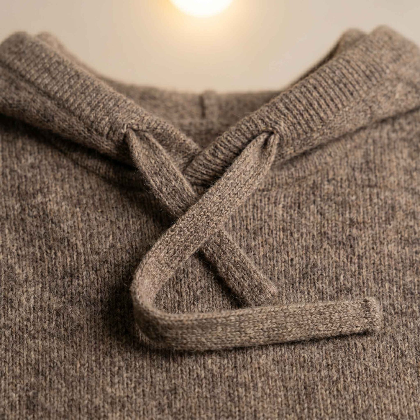 100% Undyed Cashmere Women's Hoodie — Chemical-Free Natural Chyangra Cashmere
