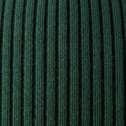 WRPN Women's Cashmere Beanie - Haven Ribbed Pine 3