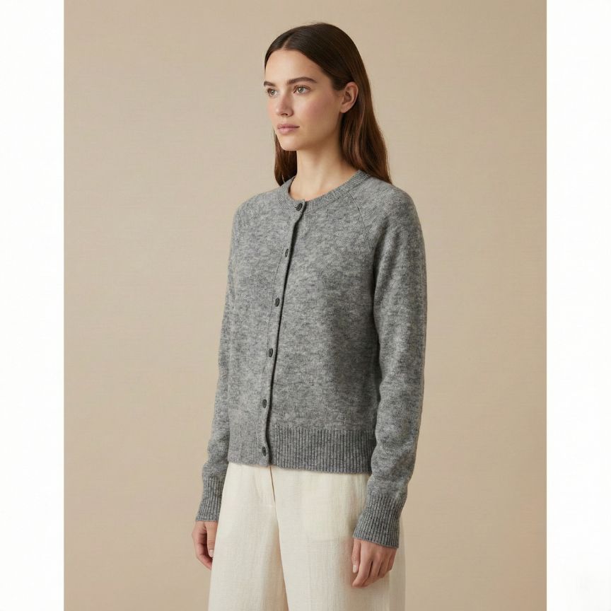 Pure Himalayan Cashmere Pokhara Cardigan For Women