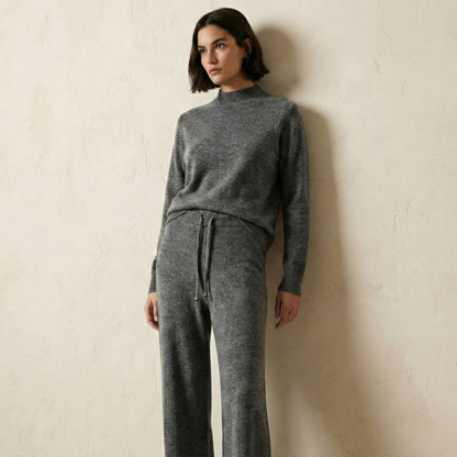 The Zenith Natural Sweatpant Undyed Himalayan Cashmere For Women