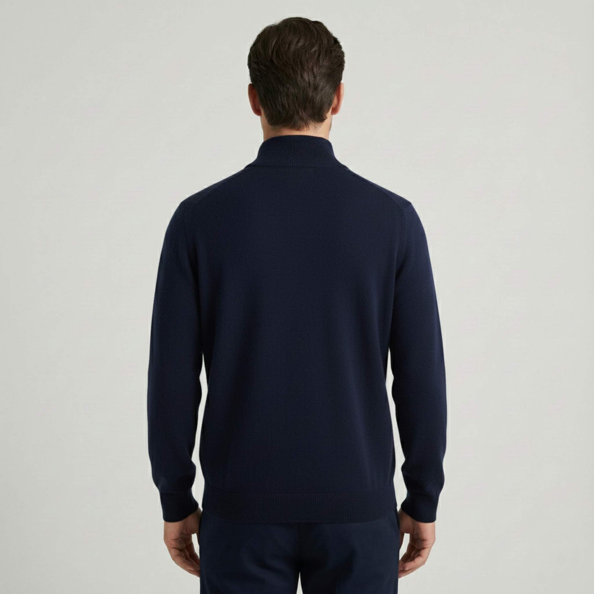 Pure Himalayan Cashmere Half-Zip | Men's Embrace Sweater