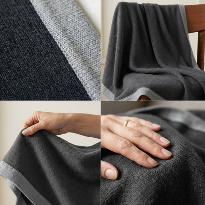 The Artisan Cape | 100% Undyed Pure Himalayan Cashmere