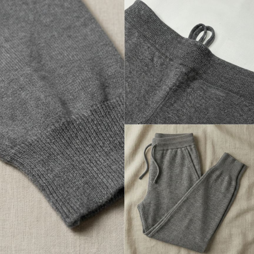 The Zenith Natural Jogger | 100% Undyed Pure Himalayan Cashmere