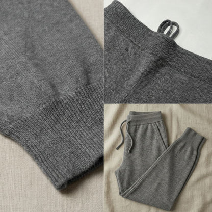The Zenith Natural Jogger | 100% Undyed Pure Himalayan Cashmere
