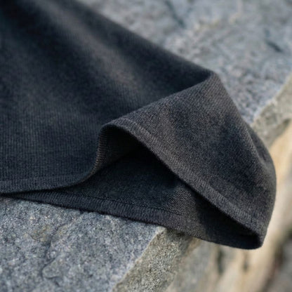 The V-Neck Poncho | 100% Undyed Pure Himalayan Cashmere