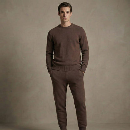 Brown 100% Pure Himalayan Cashmere Zenith Jogger 