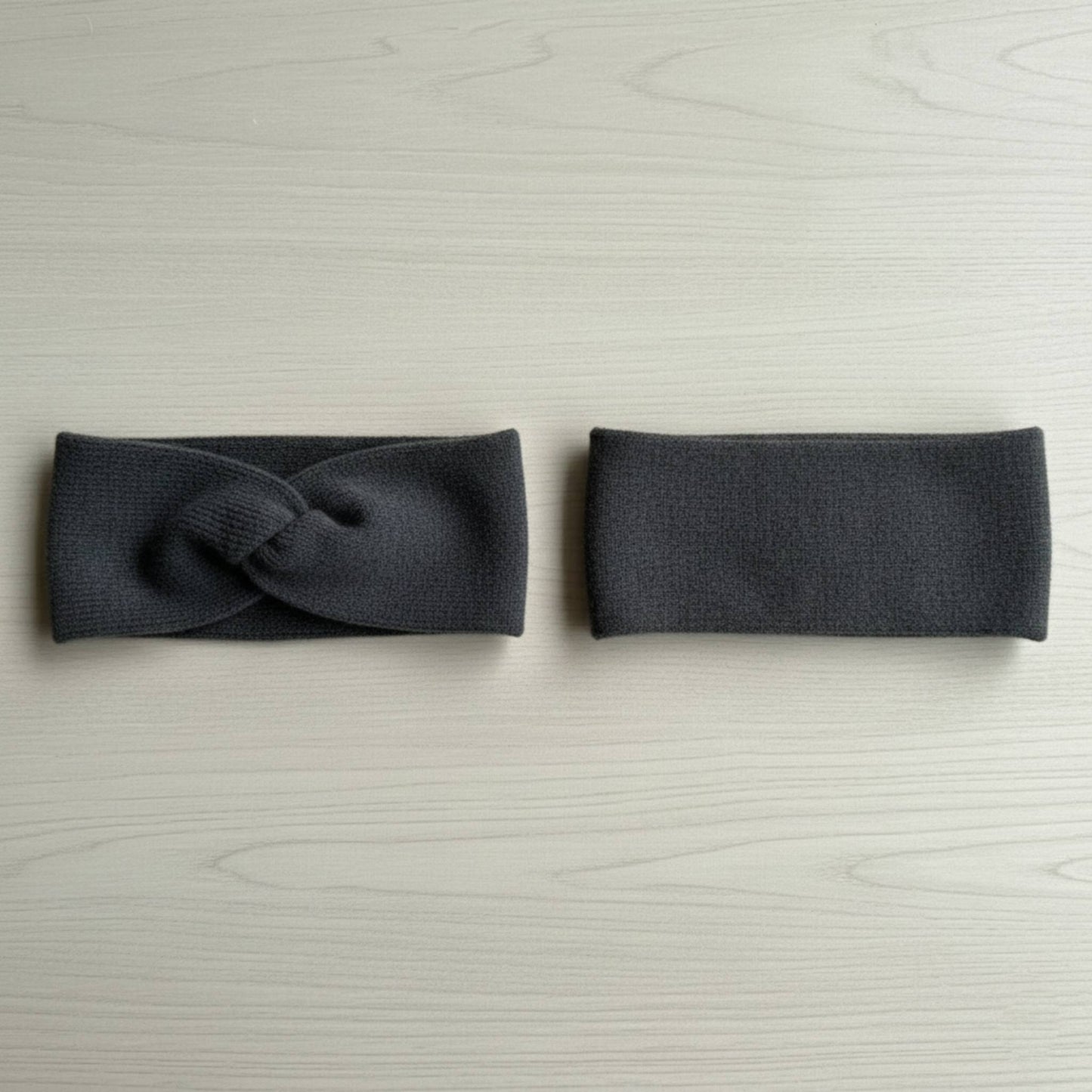 The Gomba Band | Twisted Front 100% Pure Cashmere Headband | 2-Ply 16 Micron Hand-Knit Ear Warmer