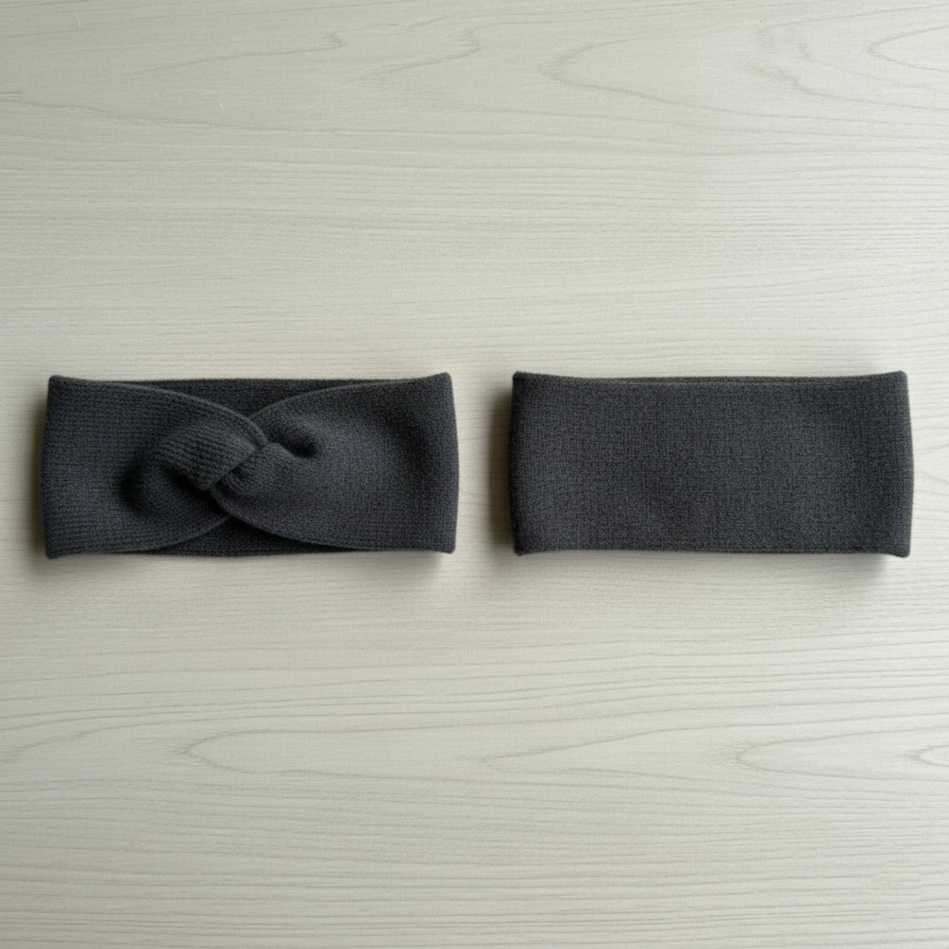 The Gomba Band | Twisted Front 100% Pure Cashmere Headband | 2-Ply 16 Micron Hand-Knit Ear Warmer