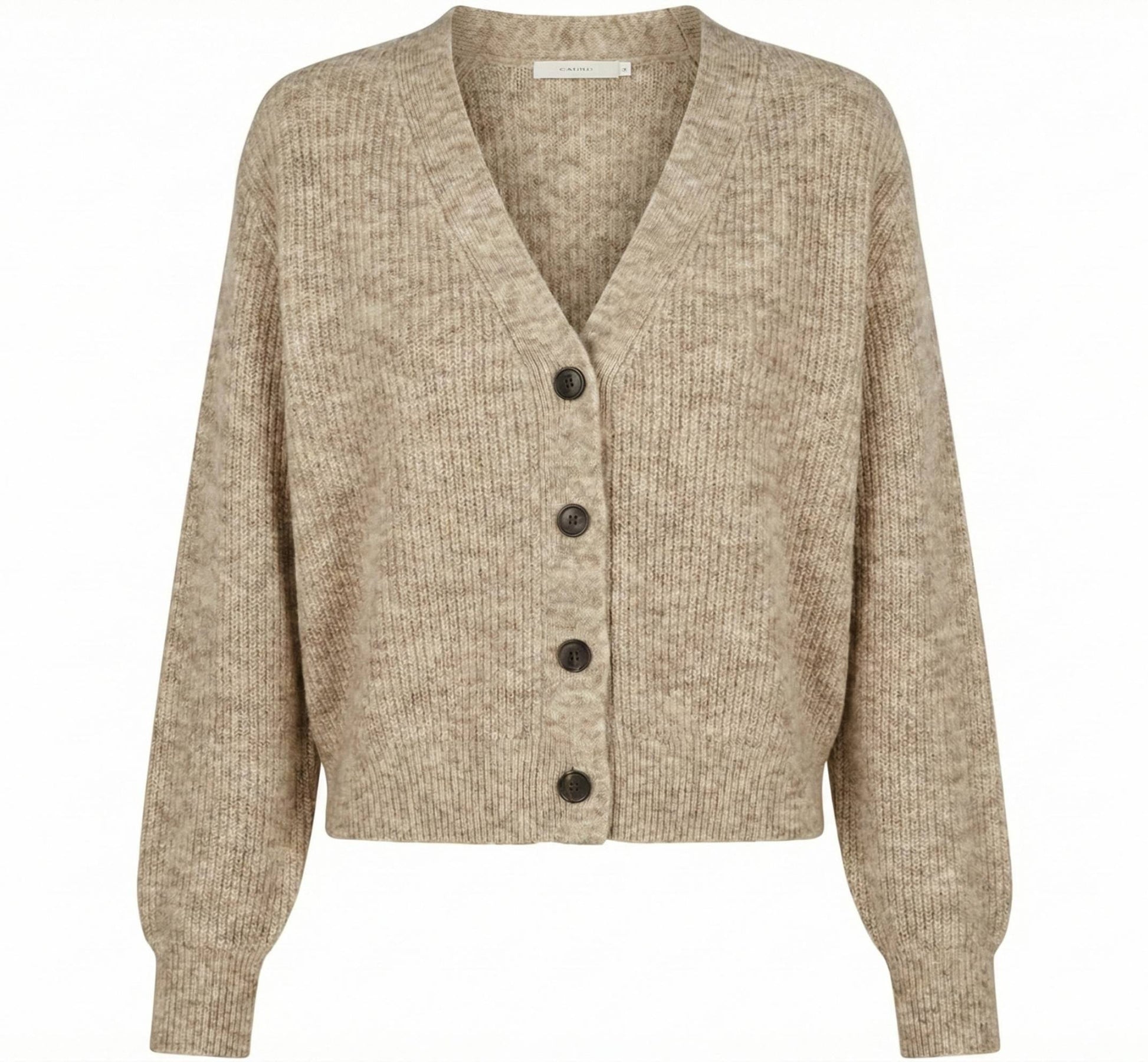 The Lhotse V-Neck Cardigan Undyed Himalayan Cashmere For Women