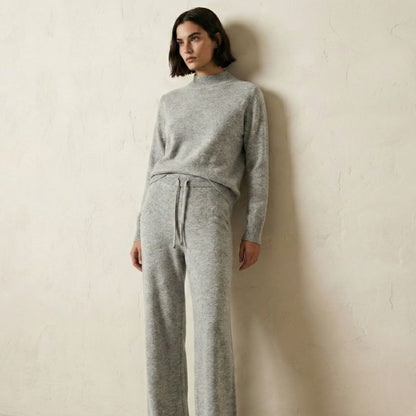 The Zenith Natural Sweatpant Undyed Himalayan Cashmere For Women