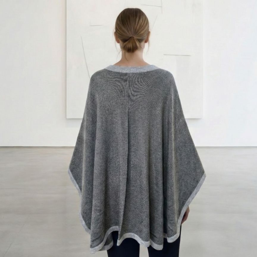 The Artisan Cape | 100% Undyed Pure Himalayan Cashmere
