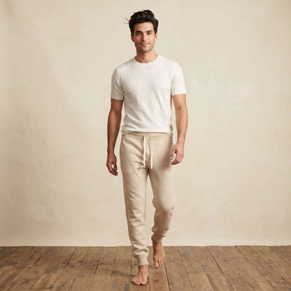 The Zenith Pure Himalayan Cashmere Jogger For Men — Himalayan cashmere, view 50