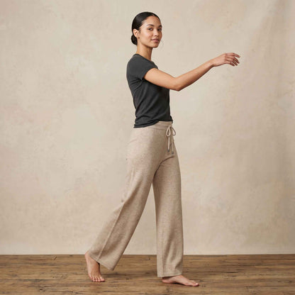 The Zenith Natural Sweatpant Undyed Himalayan Cashmere For Women