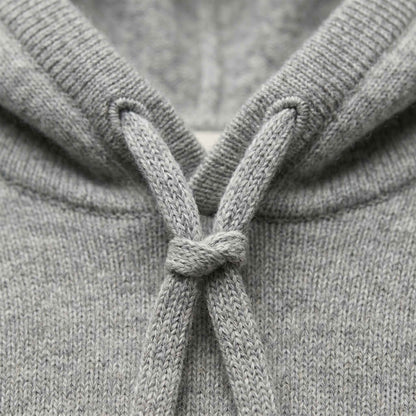 100% Undyed Cashmere Women's Hoodie — Chemical-Free Natural Chyangra Cashmere