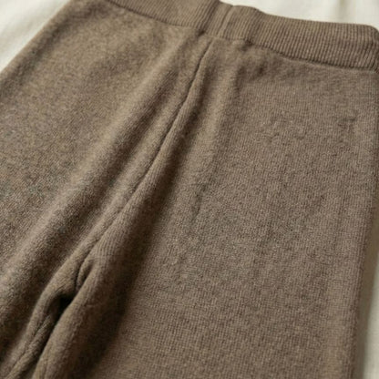 The Zenith Natural Sweatpant Undyed Himalayan Cashmere For Women