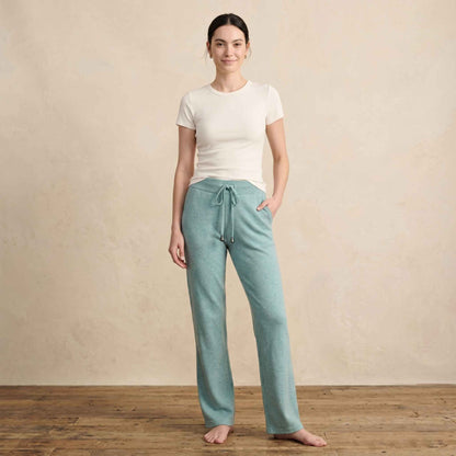 The Zenith Pure Himalayan Cashmere Sweatpant For Women - Aqua