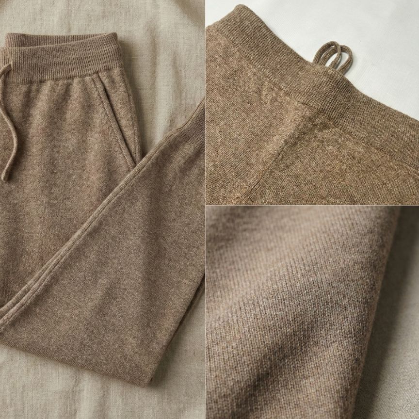 The Zenith Natural Jogger | 100% Undyed Pure Himalayan Cashmere