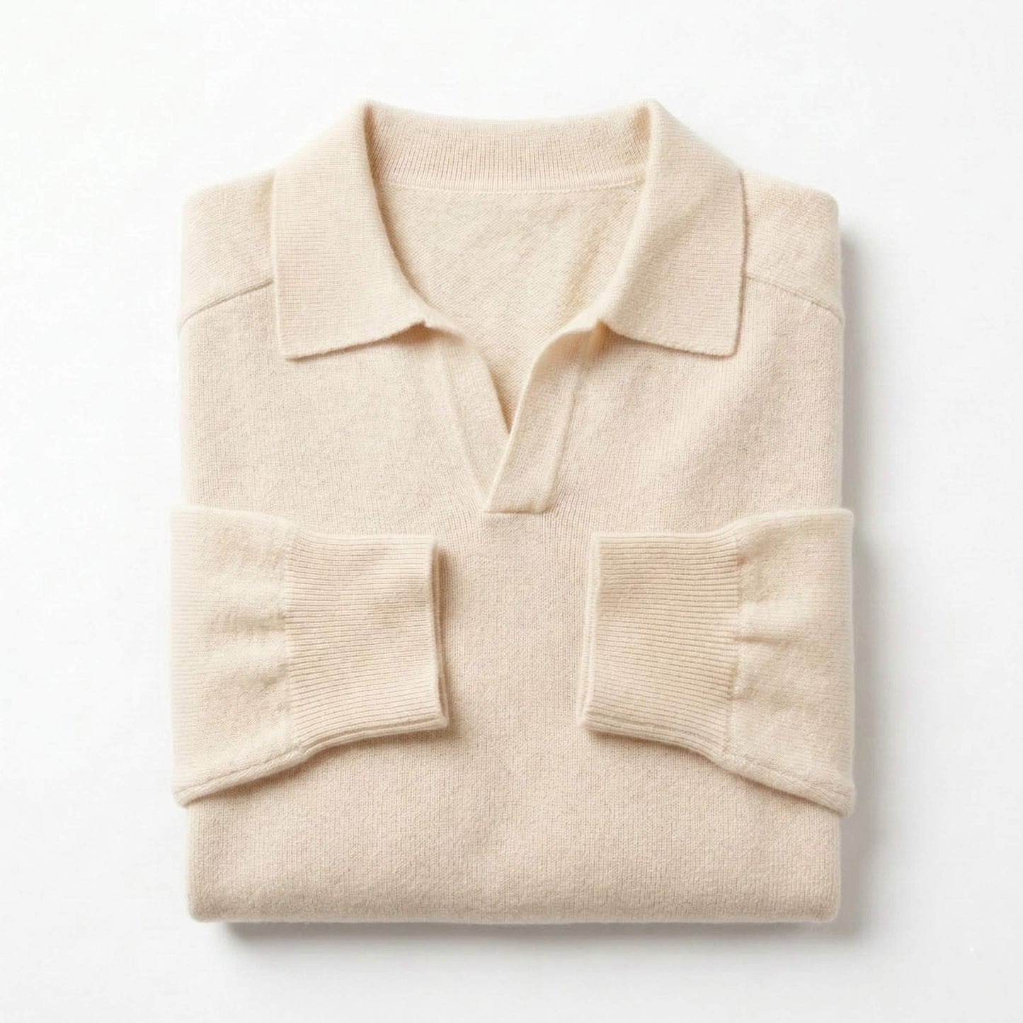 Pure Cashmere Polo Sweater | Men's Johnny Collar | 250g Himalayan Cashmere | Handcrafted in Nepal | Lumusae