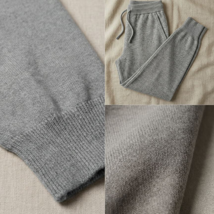 The Zenith Natural Jogger | 100% Undyed Pure Himalayan Cashmere