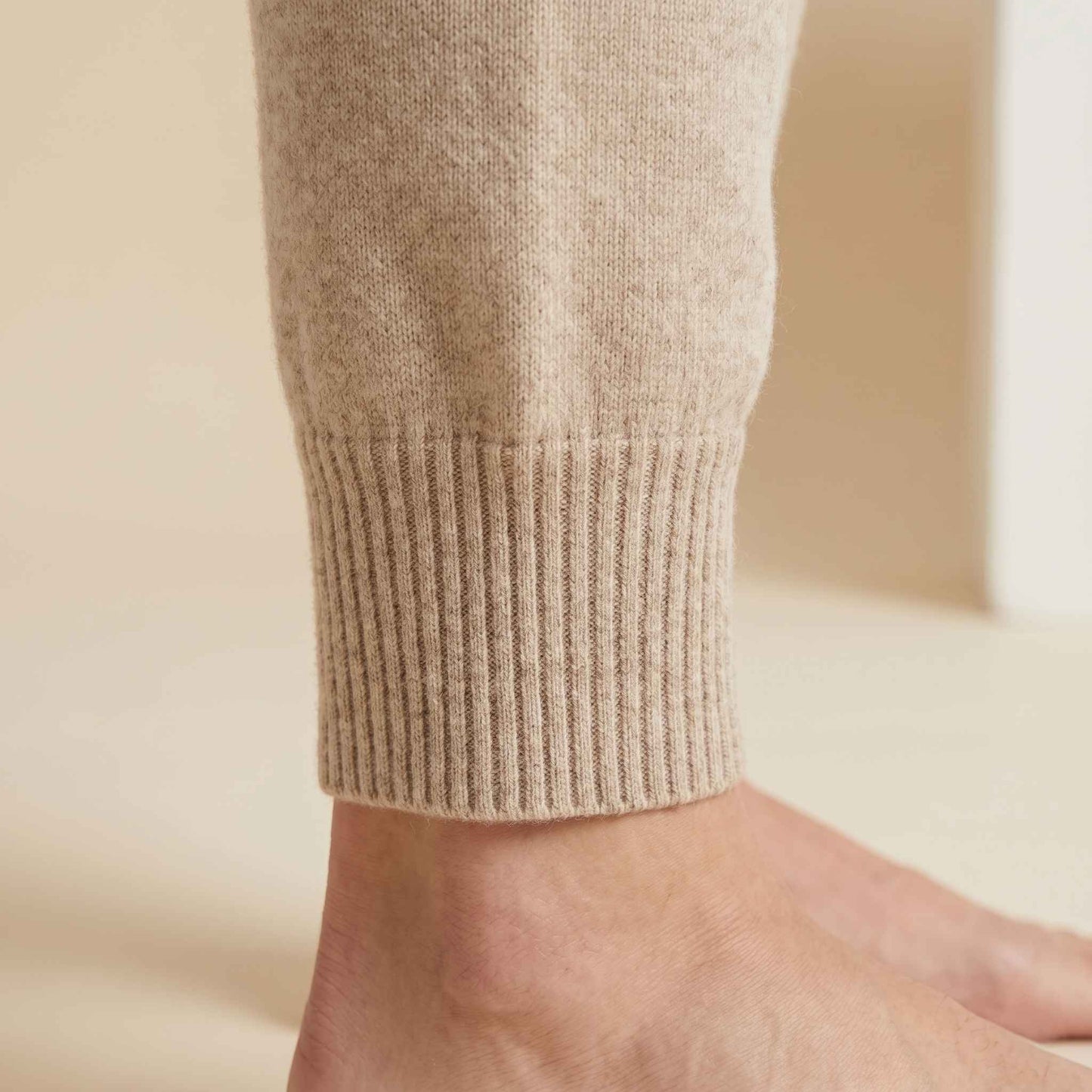 The Zenith Natural Jogger Undyed Himalayan Cashmere For Women