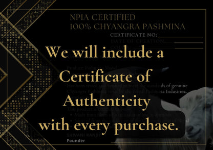 NPIA Certified 100% Pure Cashmere Poncho | Himalayan Changra Goat Cashmere | Smoky Magnolia Cape Wrap | Nepal Handmade Ethical Premium