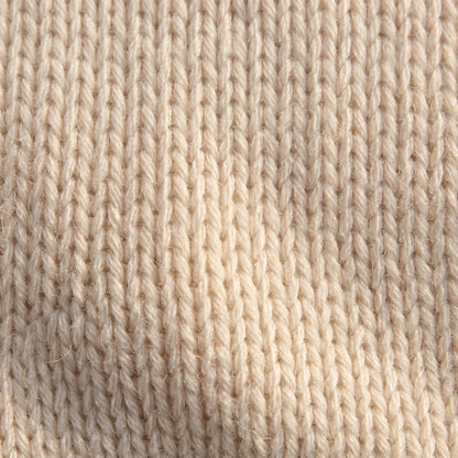 Gomba twisted-front cashmere headband in Off-White, knit texture