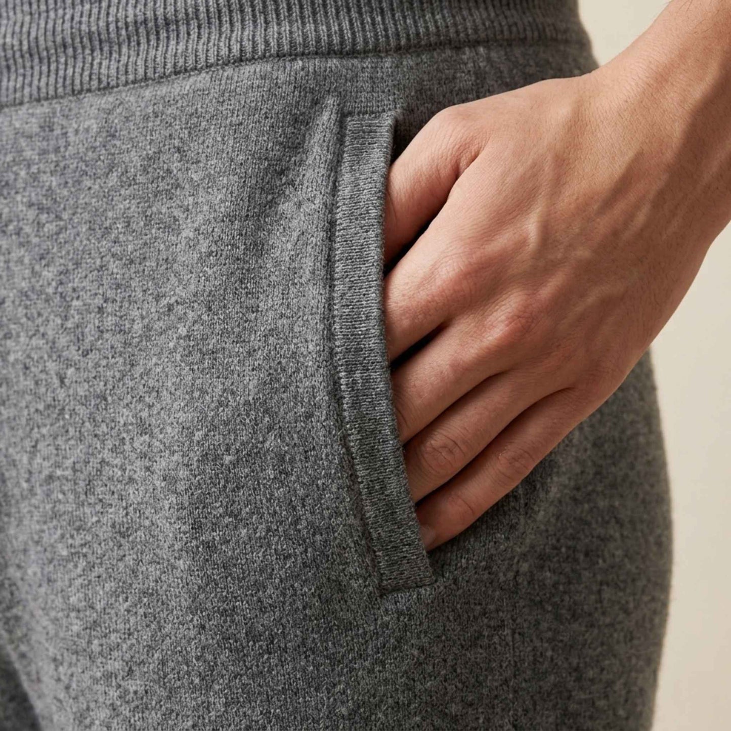 The Zenith Natural Jogger Undyed Himalayan Cashmere For Women