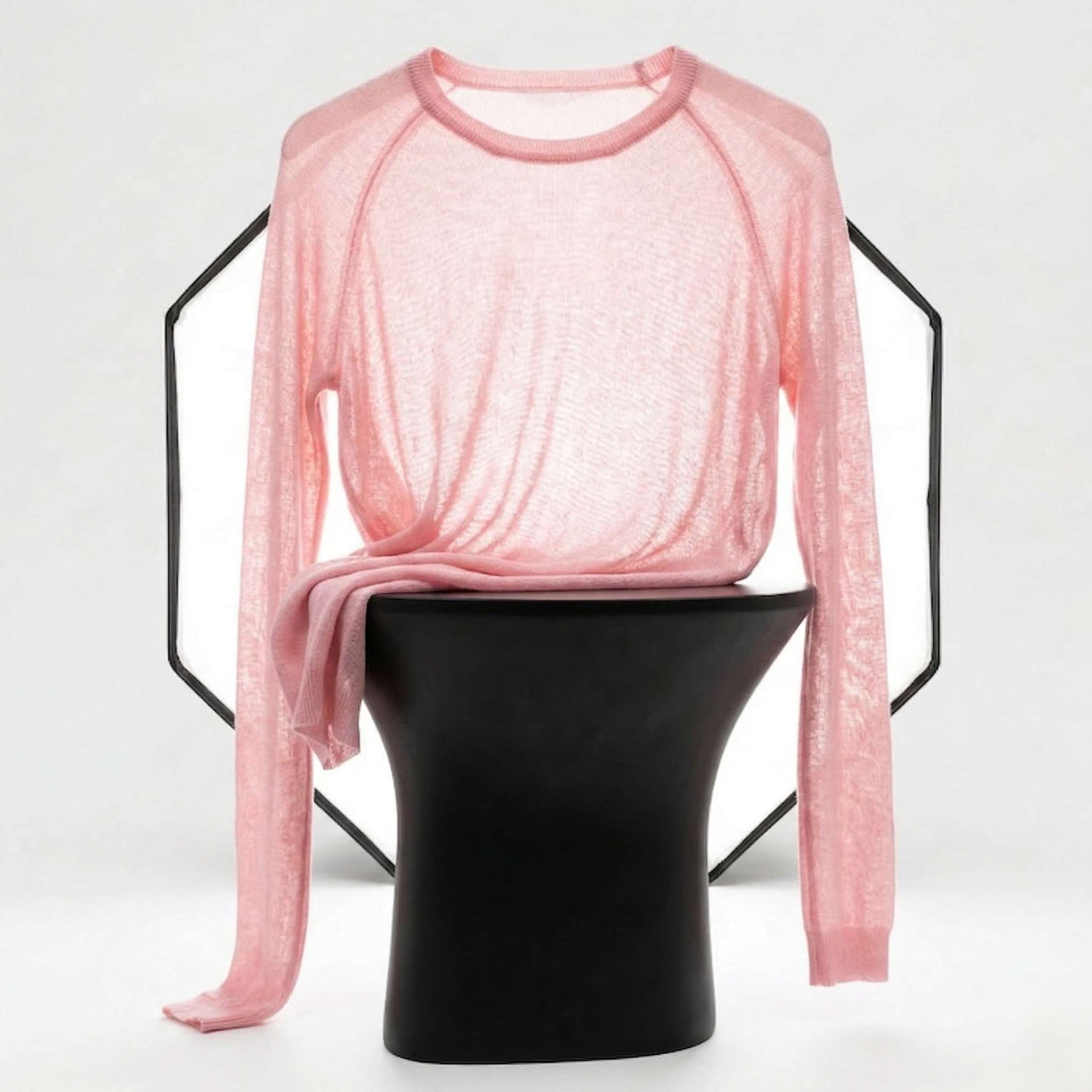 Gossamer Cashmere Ultra-Fine Sheer Sweater For Women