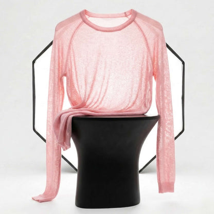 Gossamer Cashmere Ultra-Fine Sheer Sweater For Women