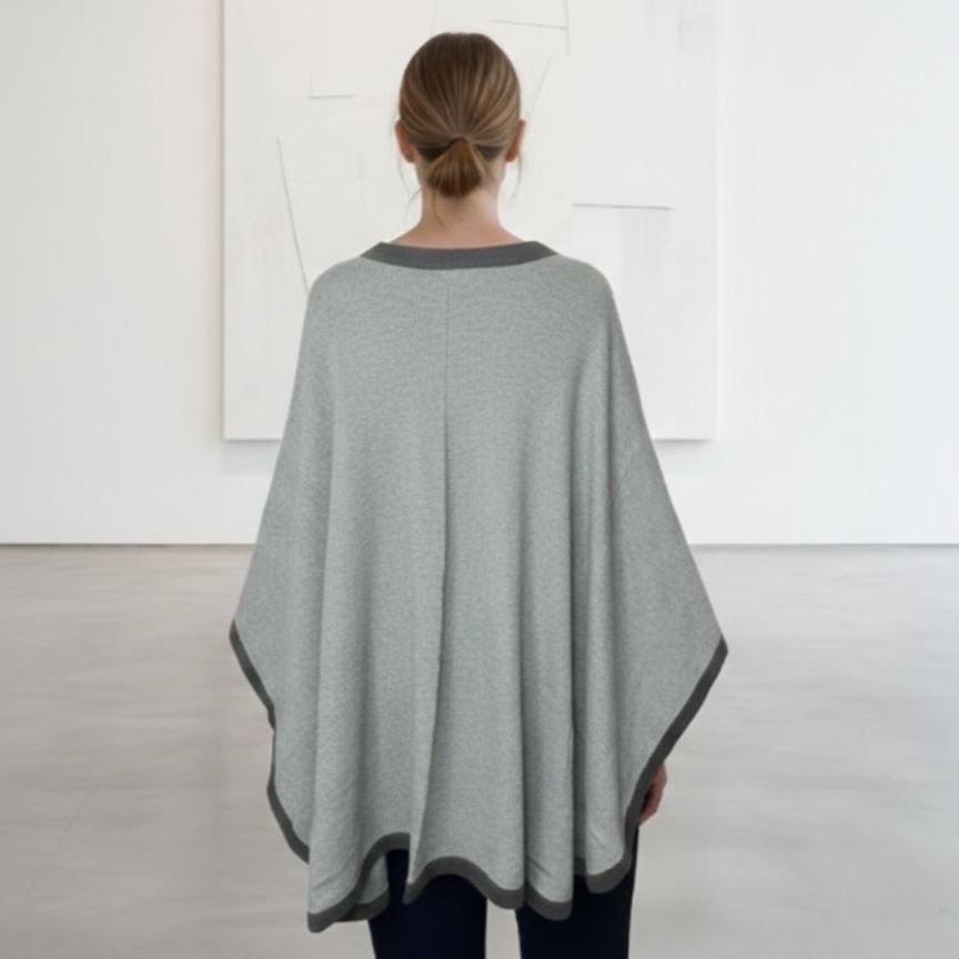 The Artisan Cape | 100% Undyed Pure Himalayan Cashmere