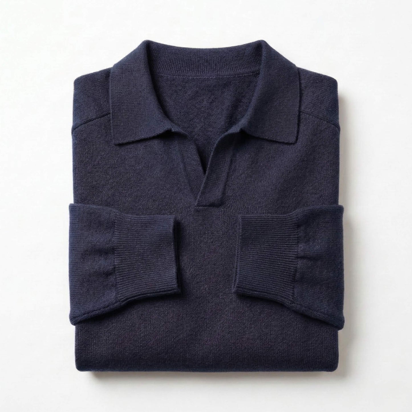 Pure Cashmere Polo Sweater | Men's Johnny Collar | 250g Himalayan Cashmere | Handcrafted in Nepal | Lumusae