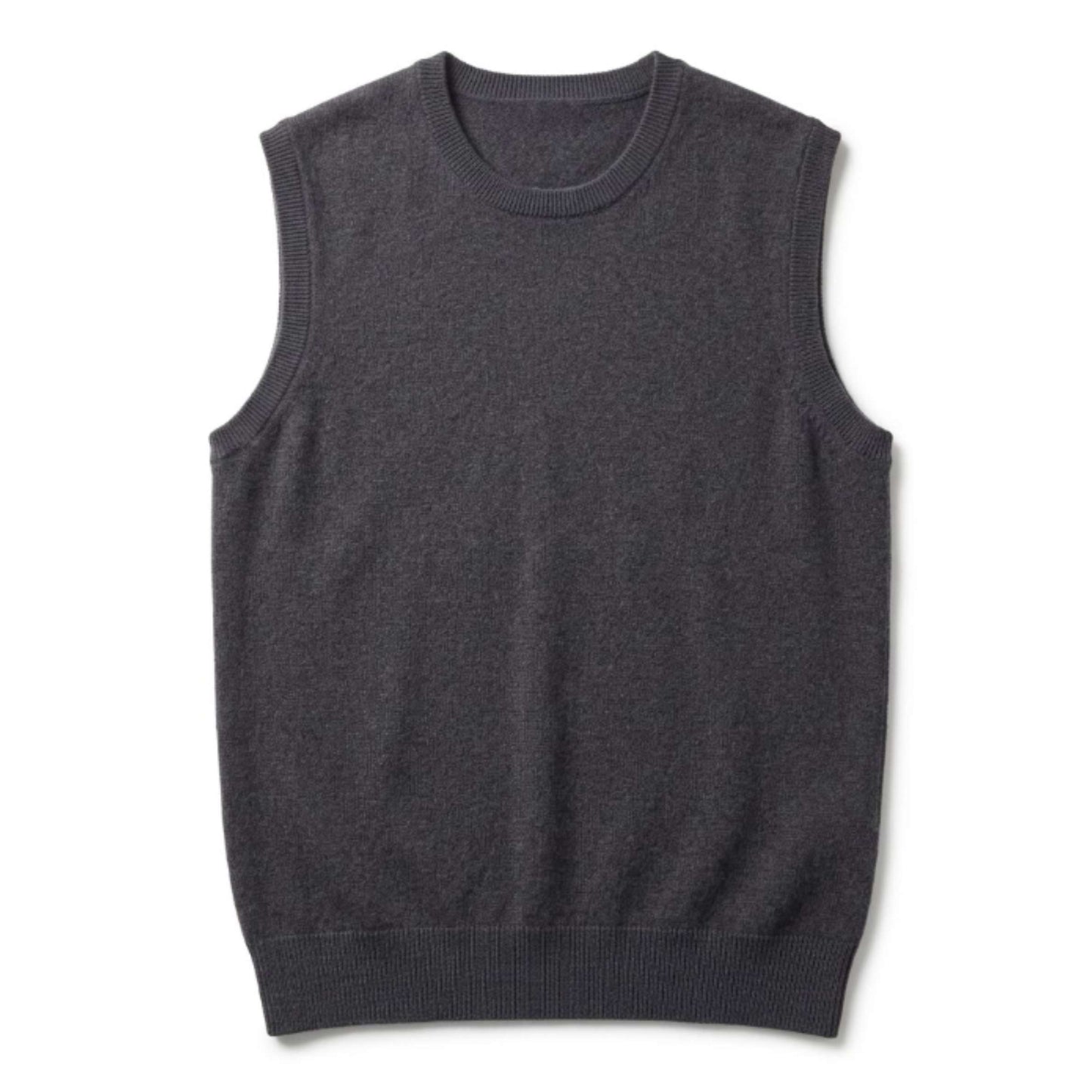 Pure Cashmere Sleeveless Shell Top | Crewneck Tank | Handcrafted in Nepal | Lumusae