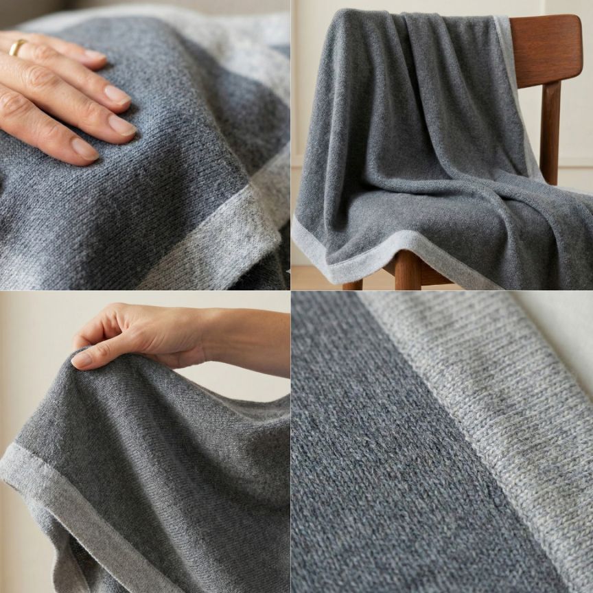 The Artisan Cape | 100% Undyed Pure Himalayan Cashmere