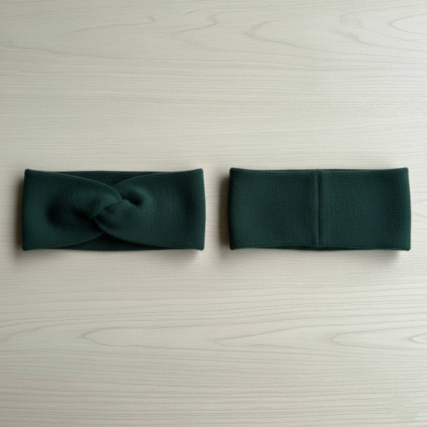 The Gomba Band | Twisted Front 100% Pure Cashmere Headband | 2-Ply 16 Micron Hand-Knit Ear Warmer