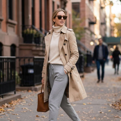 The Zenith Natural Jogger | 100% Undyed Pure Himalayan Cashmere