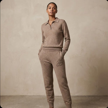 The Zenith Natural Jogger | 100% Undyed Pure Himalayan Cashmere