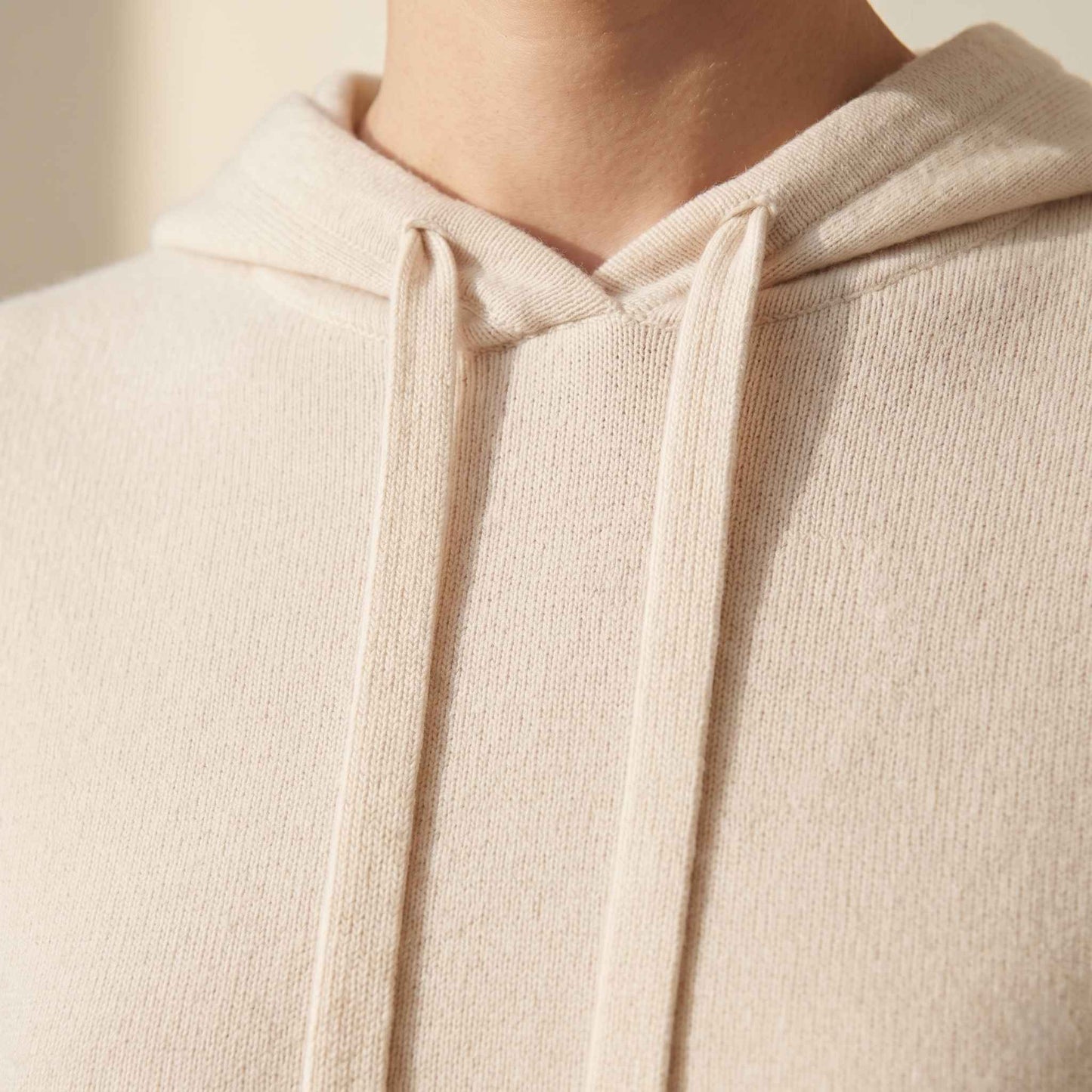 100% Cashmere Women's Pullover Hoodie — 2-Ply 16-Micron Himalayan Cashmere