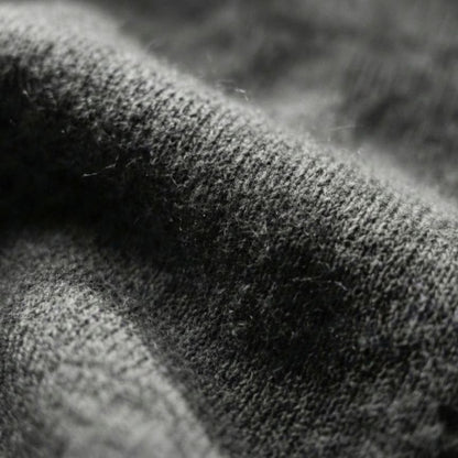 Heather Gray Original 100% Pure Cashmere Zip Hoodie
