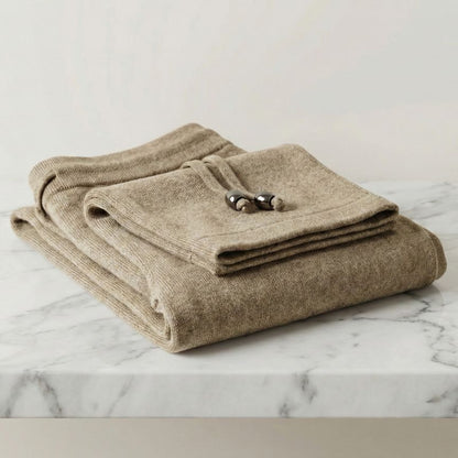 The Zenith Natural Sweatpant Undyed Himalayan Cashmere For Women