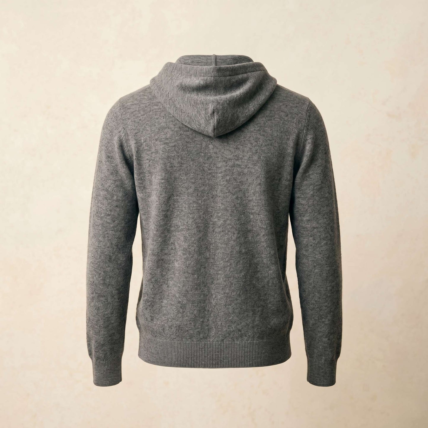 Original Kora Zip Undyed Himalayan Cashmere Hoodie For Men — Himalayan cashmere, view 30