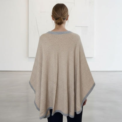 The Artisan Cape | 100% Undyed Pure Himalayan Cashmere